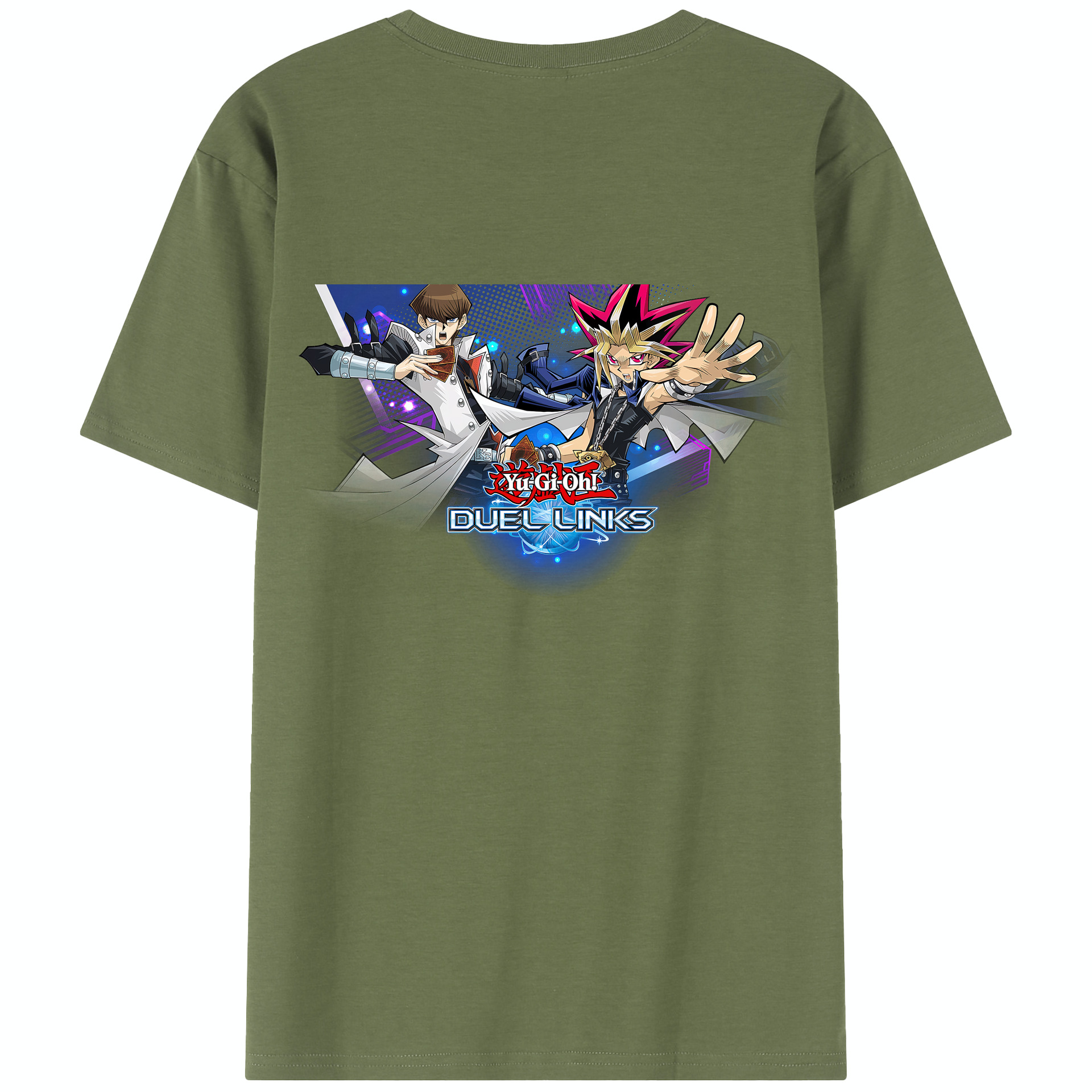（画像用） 遊☆戯☆王 Yu-Gi-Oh! 綿100％半袖Tシャツ（背面プリント）